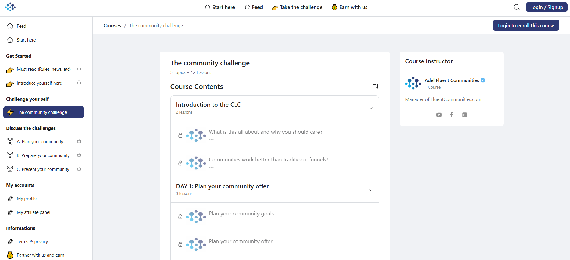 CLC The community challenge