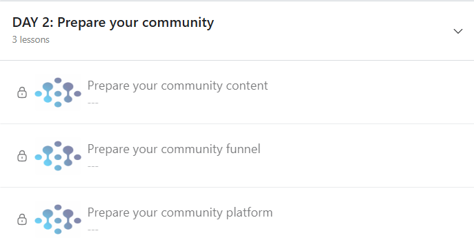 Day 2 Prepare your community