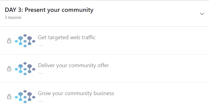 Day 3 Present your community